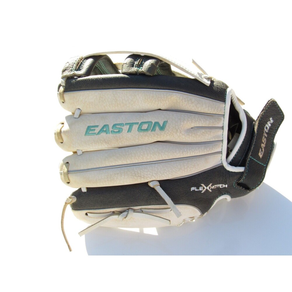 Easton Ghost Flex Youth 11" RHT Softball Glove GFY11MG Black Cream Teal